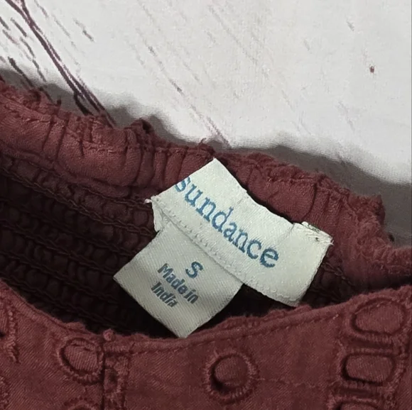 Sundance Pom Pom Eyelet Tank Top Rustic - Picture 2 of 4